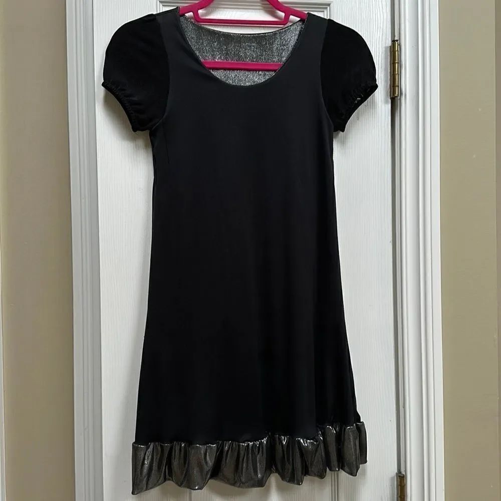 Reversible adorable silver/black dress